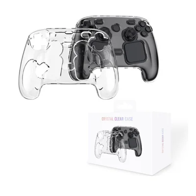 JYS-SDM008 For Steam Controller (2nd generation) Crystal Clear Hard PC Case Anti-scratch Protective Cover - Transparent