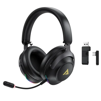 ACEFAST H20 Gaming Wireless Headset 2.4G Bluetooth-compatible Low Latency Headphone - Black