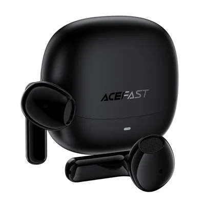 ACEFAST W9 Semi-in-Ear ANC Earbuds TWS Bluetooth-compatible Earphones 50dB IPX4 - Black