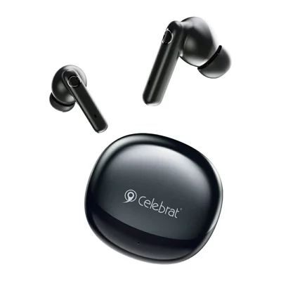 CELEBRAT W71 Bluetooth-Compatible 5.4 In-Ear True Wireless Earbuds 10mm Driver HiFi Stereo Sound - Black