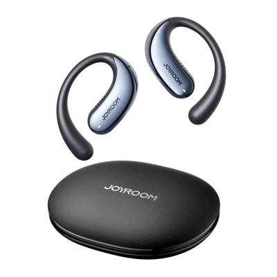 JOYROOM OW3 Open Ear Wireless Bluetooth-compatible Earphones BT6.0 IPX4 Waterproof AI Noise Cancelling Earphones for Sports Running - Black