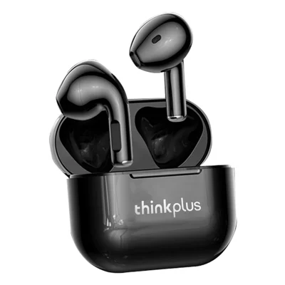 LENOVO Thinkplus LP40 Bluetooth 5.0 TWS Écouteurs avec Réduction de Bruit, Écouteurs Intra-auriculaires avec Étui de Chargement 300 mAh - Noir
