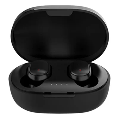 A6S Casque Bluetooth sans fil Mini écouteurs intra-auriculaires stéréo Musique Réduction de bruit Écouteurs TWS avec étui de chargement - Noir