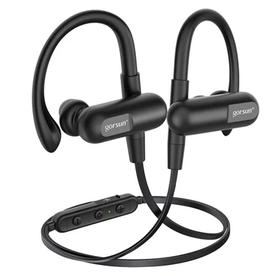 GORSUN E20 Sports Headset IPX5 Vandtætte Ørepropper med Øreklodser Trådløse Bluetooth-kompatible Hovedtelefoner