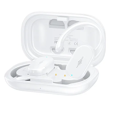 WEKOME WS-02 Rotary Ear Hook Bluetooth-compatible Earphones Waterproof Wireless Sports Headphones - White