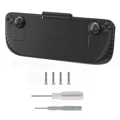 HIFYLUX ST-ZF40 For Steam Deck 3-in-1 Plastic Protective Case Sun Hood Game Console Desktop Stand