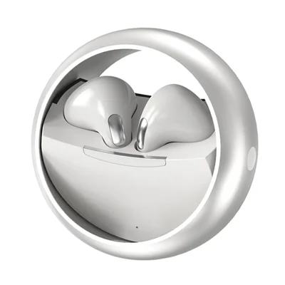 KM89 TWS Bluetooth-compatible 5.3 Earphone Stereo Music Gaming Wireless Headset - Silver