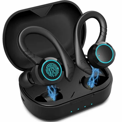BE1033 Écouteurs Sport Bluetooth étanches IPX7 Son Stéréo HiFi Écouteurs sans Fil avec Crochet d'Oreille