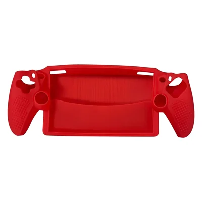 For Sony PS5 Portal Anti-Scratch Game Controller Protector Silicone Sleeve Case - Red