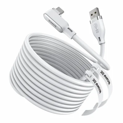 AMVR LC4 Link Cable 5m USB 3.0 to Type-C Data Cable for Oculus Quest 3 / 3s / 2 / PICO Series VR Headsets / PC