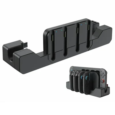 HS-SW2012 For Nintendo Switch 2 Console Joy-Con Controllers Magnetic Charging Station 4 in 1 Charging Dock