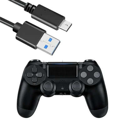 1m Charging Cable For Sony PlayStation 4 / Xbox Series S / Series X / One Controller Data Transfer USB Cord