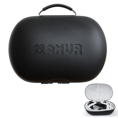 AMVR For Meta Quest 3 VR Protection Bag EVA+PU Hard Shell Carrying Pouch Storage Case