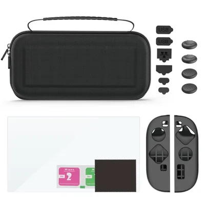 IPEGA PG-SW2125 For Nintendo Switch 2 Screen Protector Joystick Caps Dust Plugs Grip Cover Protection Kit