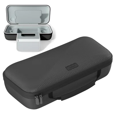 SYNTECH For ROG Ally  /  ROG Ally X Hard Carrying Case Built-in Foldable Stand Protective Storage Bag - Black