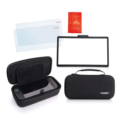 DOBE FOMIS ELECTRONICS TNS-51109 4-in-1-Schutzausstattung für Nintendo Switch 2 Tragetasche mit 2 Stk. Displayschutzfolie, Montagewerkzeug
