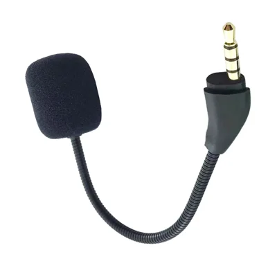 Microfono di Ricambio per HyperX Cloud III Cuffie da Gioco con Cancellazione del Rumore Accessori per Cuffie con Microfono a Stelo - Nero