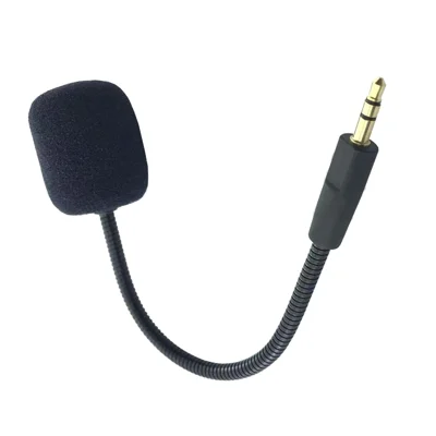 For HyperX Cloud Orbit S Gaming Headset Microphone Noise Cancelling Detachable Boom Mic with 3.5mm Jack - Black