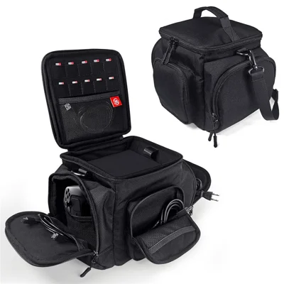 JYS SDM002 multifunctionele draagtas voor Steam Machine / Steam Deck-console reistas opbergzak met schouderriem waterdichte beschermhoes - zwart