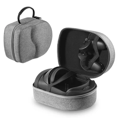 DEVASO pour Oculus Quest 2 VR Lunettes Sac de rangement portable Sac à main en tissu Oxford Étui de transport