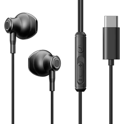 JOYROOM JR-EC07 Metal halv-indre trådløse ørepropper Type-C headset med mikrofon