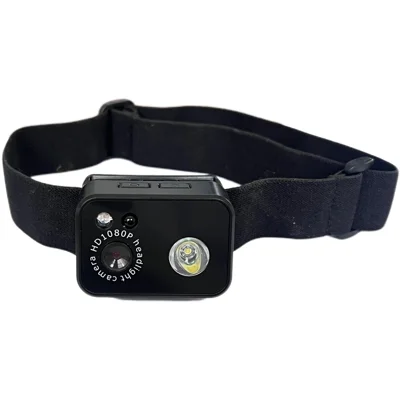 D7 Outdoor Portable HD Headlamp Camera 1080P Video Recording Smart Sensor LED Light