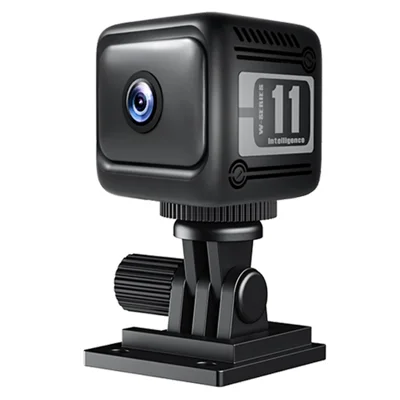 W11 WiFi Mini Camera HD Night Vision Wireless Security Camera with Motion Detection for Home Surveillance - Black