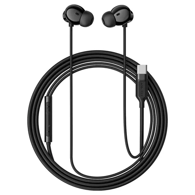 ACEFAST L10 USB-C Wired Earphones In-Ear Soft Silicone Cable Control Earphone with Mic for Phones / Tablets