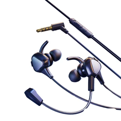 TOOCKI TE27 Gaming Earphones with Ear Hook Detachable Microphone 10mm Driver In-Ear Earphones - 3.5mm