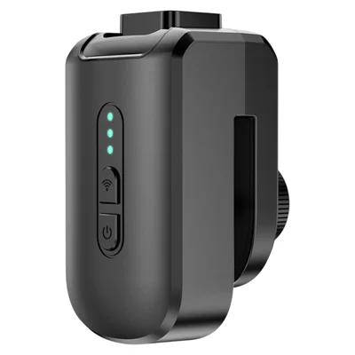2.7K Hat Clip Recording Camera 170 Degree Lens 900mAh Battery for Hands-Free Vlogging - Black