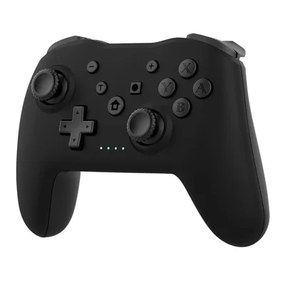 NS017 6-Axis Gyro Game Controller for Nintendo Switch / Sony PS3 / PC Wireless Bluetooth-Compatible Gamepad - Black