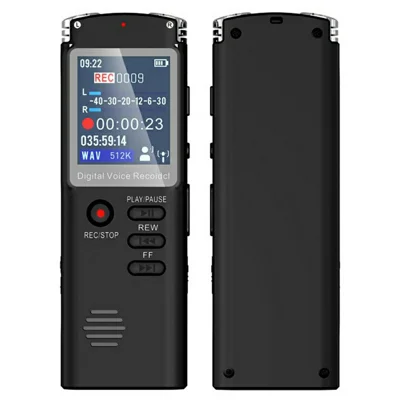 Gravador de Voz Digital 8GB 8823 Leitor de MP3 Dispositivo de Gravação de Áudio de Alta Definição Unidade Flash USB