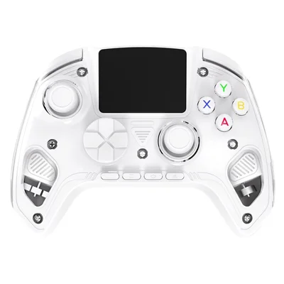 RG G01 Умный игровой контроллер с датчиком пульса и 2,5D HD IPS экраном, геймпад для PC / Steam / Linux / Nintendo Switch / Android / iOS - Белый