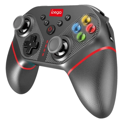 Mando para videojuegos inalámbrico IPEGA PG-SW038A con Bluetooth compatible para Nintendo Switch 2 / NS / PC / Android, mando con doble motor de vibración y sensor de 6 ejes