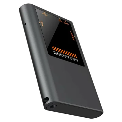 M11 64GB Magnetowy dyktafon z AI redukcją szumów 40H nagrywanie cyfrowy dyktafon do wykładów spotkań wywiadów -Czarny