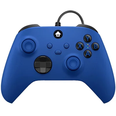WT005 Kabelgebundener Spielecontroller für Xbox One / PC Gaming-Gamepad mit 3,5-mm-Kopfhöreranschluss - Blau