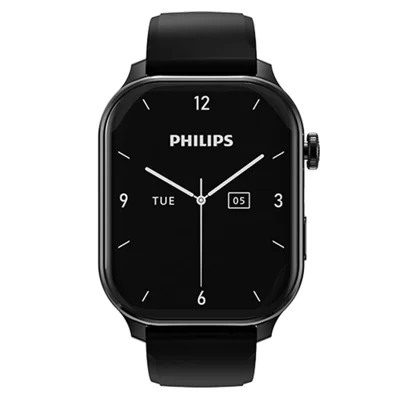PHILIPS VTR5208 Носимые часы-диктофон с функцией шумоподавления и оффлайн-перевода, с силиконовым ремешком — черные