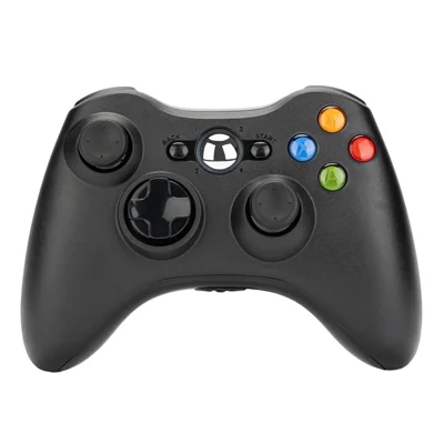 2.4G Wireless Controller for Microsoft Xbox 360 / PC Gaming Dual Motor Vibration Gamepad - Black