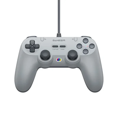 GAMESIR T3 Lite Manette de Jeu Filaire avec Manettes à Effet Hall Plug and Play pour PC / Switch / iOS / Android - Gris