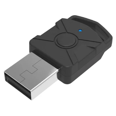 PS5026 1000Hz Conversor de Rato e Teclado Adaptador USB Controlador para Nintendo Switch / Switch Lite / Switch OLED / Switch 2 / Sony PlayStation 5 / 4 - Preto