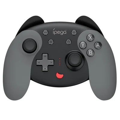 IPEGA PG-SW068 Wireless Game Controller Bluetooth-compatible Joystick with Six-axis Gyroscope NFC Vibration for Nintendo Switch - Black/Grey