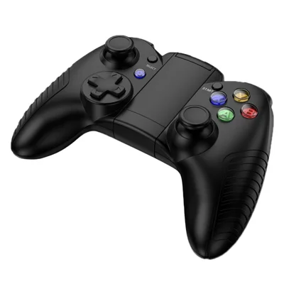 8710 Bluetooth-compatible V4.0 Controller Wireless Gamepad with Telescopic Phone Bracket for Android / iOS