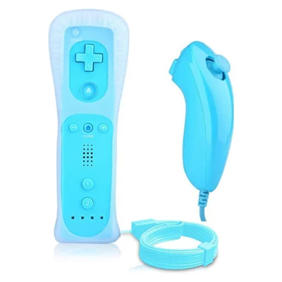8511 Per Wii U Senza ritardo Connessione wireless Controllo destro e sinistro Game Handle Controller Gamepad - Baby Blue