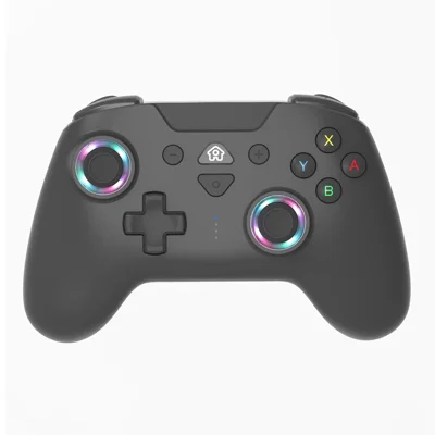TOPWOLF Wireless Bluetooth-compatible Game Controller with RGB Lights for Nintendo Switch / PC / iOS / Android