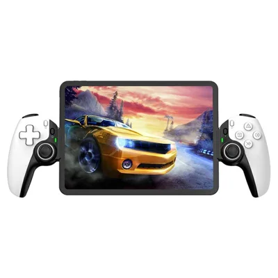 D9 Retractable Wireless Game Controller for Nintendo Switch Tablet Phone - White