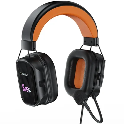 TRANYOO T-H5 2m Wired Gaming Headset Stereo Sound Over-Ear Headphones with Microphone