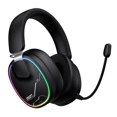 ONIKUMA GT836 Wireless Gaming Headset 4 Mode Bluetooth-Compatible Headphones with Noise Cancelling Microphone - Black