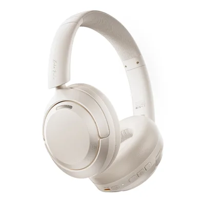 Casque Bluetooth ZAODON YUNX 50dB ANC, Casque sans fil supra-auriculaire avec réduction de bruit - Beige