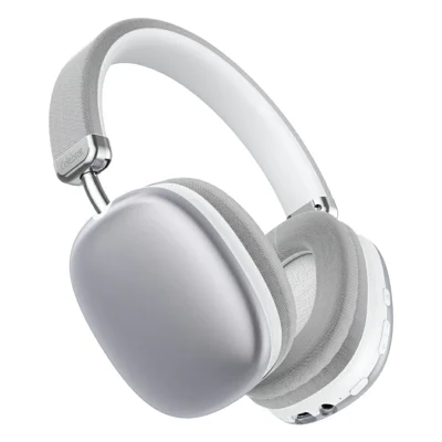 CELEBRAT A39 Wireless Over-Ear Headphones HiFi Stereo Bluetooth-compatible 5.4 Wired Headset - Silver