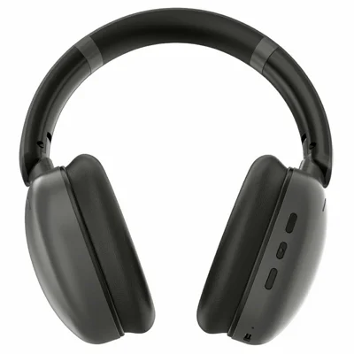CELEBRAT A47 Trådlösa överörade hörlurar ANC brusreducering Bluetooth 5.4 Vikbara hörlurar - Svarta